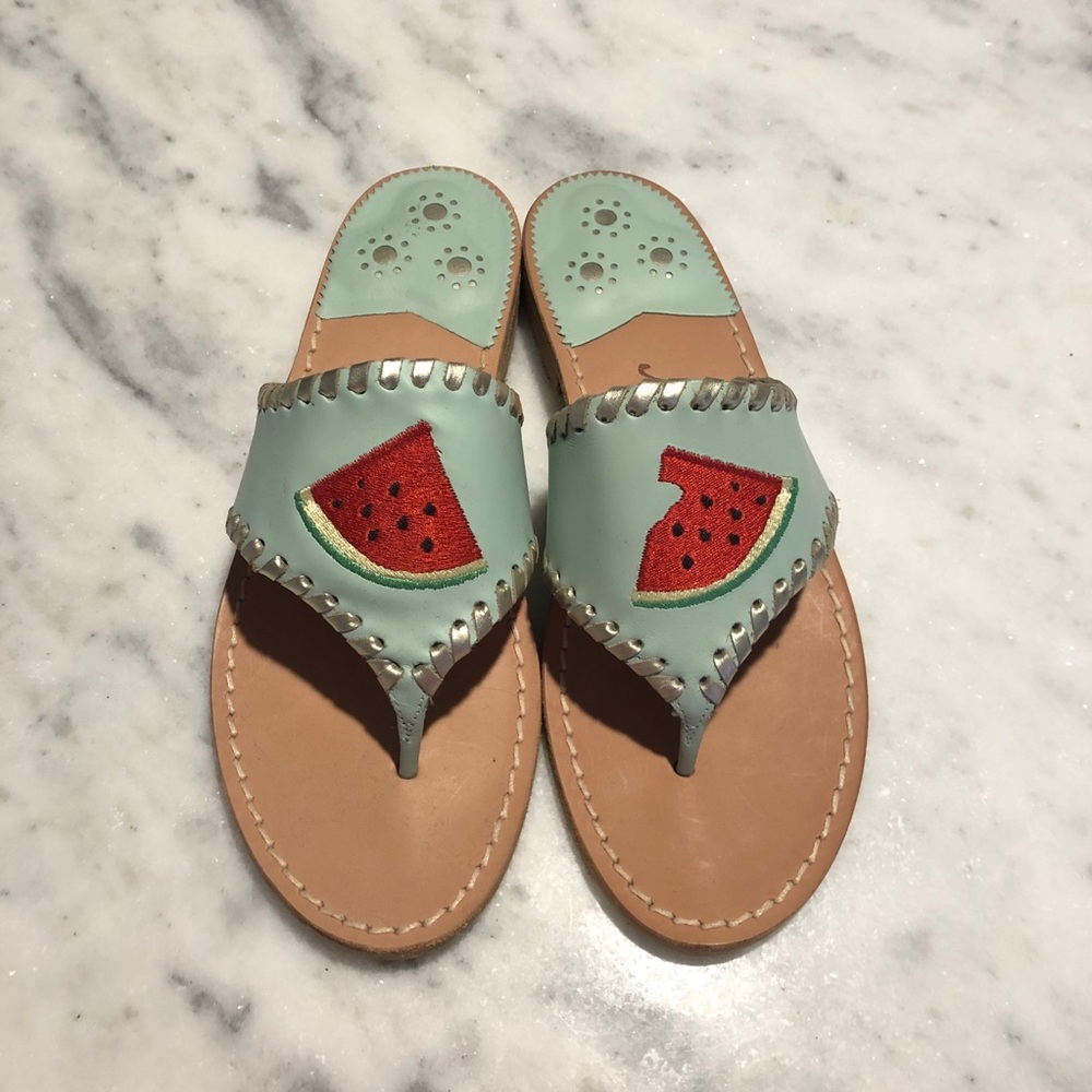 New! Jack Rogers Watermelon Mint Sandals